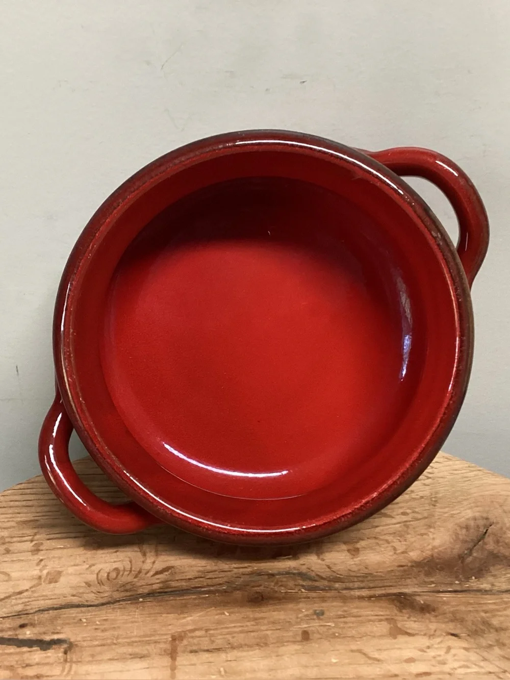 🔴 Vintage - De Silva - Made In Italy - Terracotta Red Casserole Dish - Beautiful